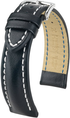Cinturino nero in pelle Hirsch Heavy Calf L 01475050-2 (pelle di vitello)