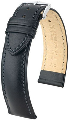 Cinturino in pelle nero Hirsch Kent L 01002050-2 (pelle di vitello)