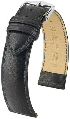 Cinturino nero in pelle Hirsch Merino L 01206050-2 (pelle di pecora)