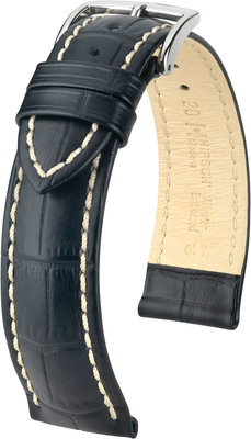 Cinturino nero in pelle Hirsch Modena L 10302850-2 (pelle di vitello)