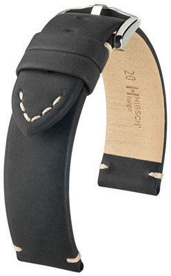 Cinturino nero in pelle Hirsch Ranger L 05402050-2 (pelle di vitello)