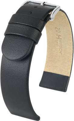 Cinturino nero in pelle Hirsch Scandic L 17872050-2 (pelle di vitello)
