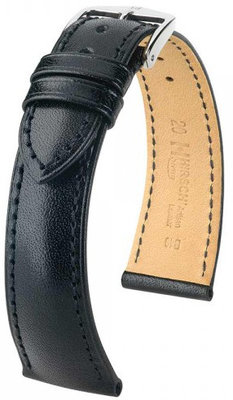 Cinturino nero in pelle Hirsch Siena L 04202050-2 (Pelle di vitello)
