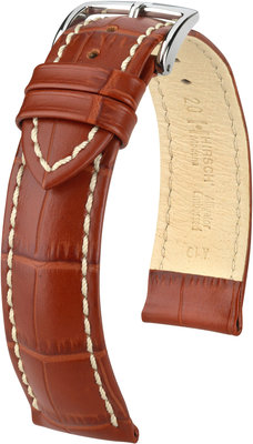 Cinturino marrone in pelle Hirsch Modena L 10302870-2 (pelle di vitello)