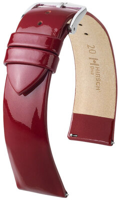 Cinturino bordeaux in pelle Hirsch Diva M 01536160-2 (pelle di vitello)