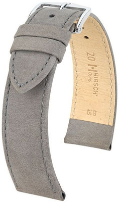 Cinturino grigio in pelle Hirsch Osiris L 03433030-2 (pelle di vitello)