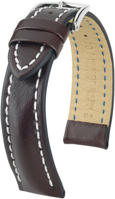 Cinturino in pelle marrone scuro Hirsch Heavy Calf L 01475010-2 (pelle di vitello)