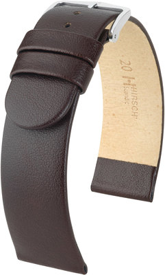 Cinturino in pelle marrone scuro Hirsch Scandic L 17872010-2 (pelle di vitello)