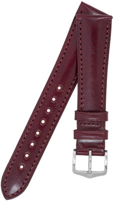 Cinturino bordeaux in pelle Hirsch Siena L 04202060-2 (pelle di vitello)