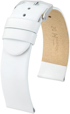 Cinturino bianco in pelle Hirsch Scandic M 17852000-2 (pelle di vitello)