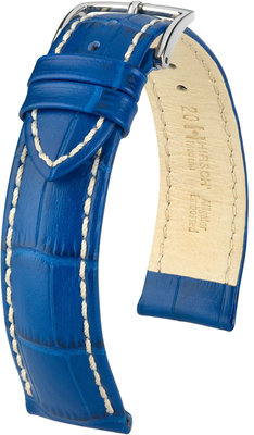 Cinturino blu in pelle Hirsch Modena L 10302885-2 (pelle di vitello)
