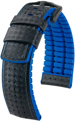 Cinturino nero Hirsch Ayrton L 0918092050-5 (Pelle di vitello / gomma naturale)