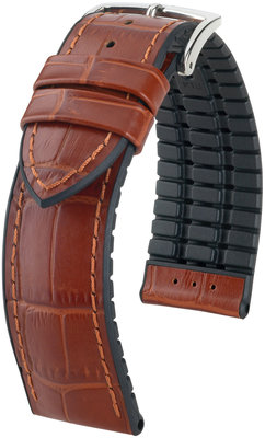 Cinturino marrone Hirsch Paul L 0925028070-2 (Pelle di vitello / gomma naturale)