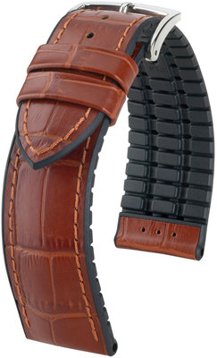 Cinturino marrone Hirsch Paul M 0925028170-2 (Pelle di vitello / gomma naturale)