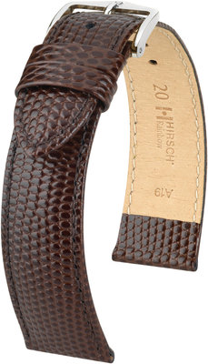 Cinturino in pelle marrone scuro Hirsch Rainbow M 12302610-2 (pelle di vitello)