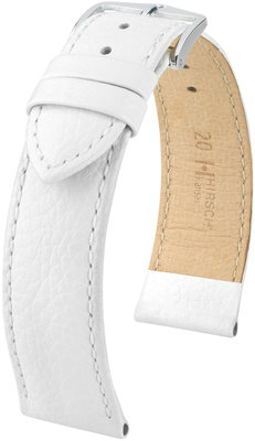Cinturino bianco in pelle Hirsch Kansas L 01502000-2 (pelle di vitello)
