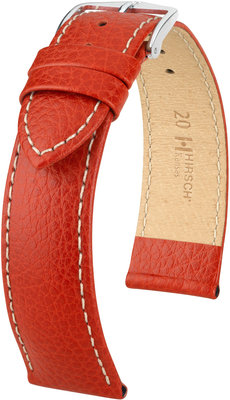 Cinturino rosso in pelle Hirsch Kansas L 01502021-2 (pelle di vitello)