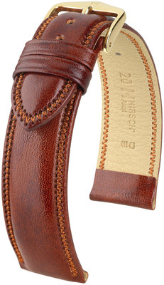 Cinturino marrone in pelle Hirsch Ascot L 01575070-1 (pelle di vitello)