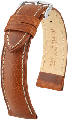 Cinturino in pelle marrone Hirsch Boston L 01302070-2 (pelle di vitello)