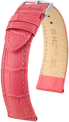 Cinturino rosa in pelle Hirsch Duke M 01028125-2 (Pelle di vitello)