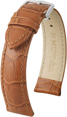 Cinturino in pelle marrone chiaro Hirsch Duke L 01028075-2 (pelle di vitello)