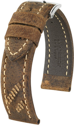Cinturino giallo in pelle Hirsch Lynyrd L 04864073-2 (pelle di antilope)