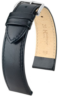 Cinturino nero in pelle Hirsch Osiris XL 03475250-2 (pelle di vitello)