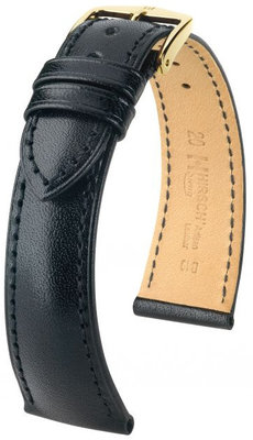 Cinturino nero in pelle Hirsch Siena M 04202150-1 (Pelle di vitello)