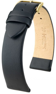 Cinturino nero in pelle Hirsch Toronto L 03702050-1 (pelle di vitello)