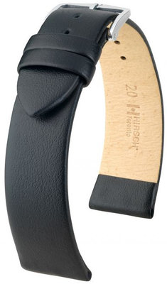 Cinturino nero in pelle Hirsch Toronto L 03702050-2 (pelle di vitello)