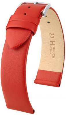 Cinturino rosso in pelle Hirsch Toronto M 03702120-2 (pelle di vitello)