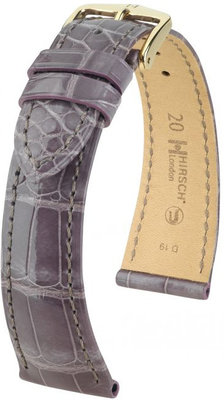 Cinturino viola in pelle Hirsch London L 04207012-1 (pelle di alligatore) Hirsch Selection