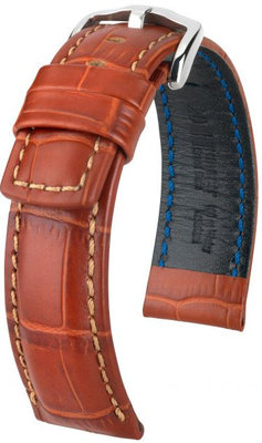 Cinturino marrone in pelle Hirsch Granduca L 02528070-2 (pelle di vitello)