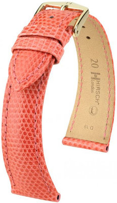 Cinturino arancione in pelle Hirsch London L 04266022-1 (pelle di lucertola) Hirsch Selection