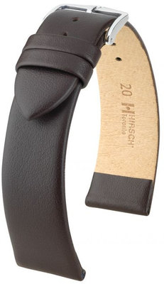 Cinturino in pelle marrone scuro Hirsch Toronto L 03702010-2 (pelle di vitello)