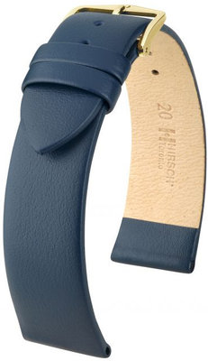 Cinturino in pelle blu scuro Hirsch Toronto L 03702080-1 (pelle di vitello)