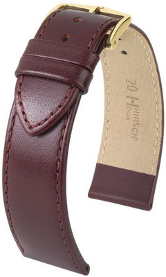 Cinturino bordeaux in pelle Hirsch Osiris L 03475060-1 (pelle di vitello)