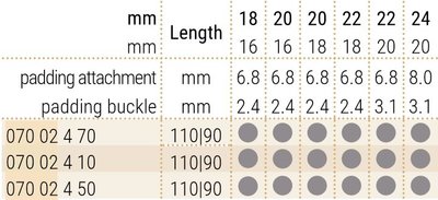 cinturino in pelle Hirsch Navigator 07002450-2, nero, vitello, lunghezza L