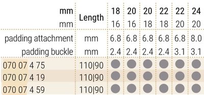 cinturino in pelle Hirsch Navigator 07007419-2, marrone, pelle di alligatore, lunghezza L