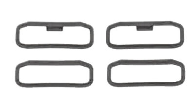 Passante in silicone Garmin (pro QuickFit 22, Instinct, Instinct 2 aj.), black, 2ks