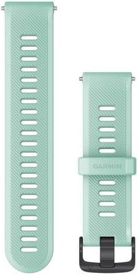 Cinturino Garmin Forerunner 745, in silicone, blu turchese, fibbia nera