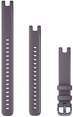 Cinturino Garmin Lily, in silicone, viola scuro, fibbia viola + parte estesa