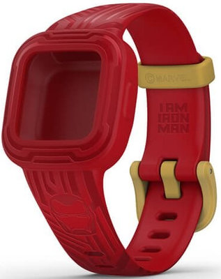 Cinturino Garmin Vívofit junior 3, rosso (Marvel Iron Man)