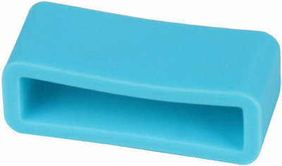 Passante blu in silicone per orologi