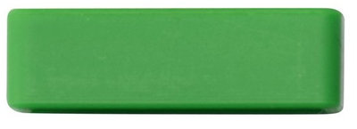 Passante verde in silicone per orologi 