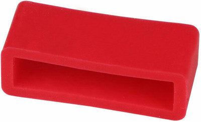 Passante rosso in silicone per orologi