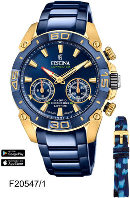 Festina Chrono Bike 2021 20547/1 Hybrid Connected Special Edition (+ cinturino di ricambio)