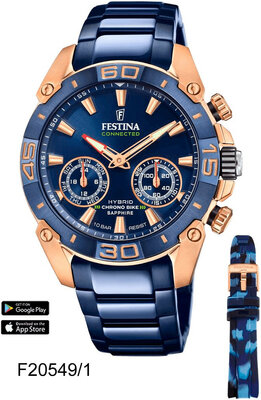 Festina Chrono Bike 2021 20549/1 Hybrid Connected Special Edition (+ cinturino di ricambio)