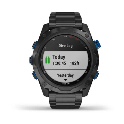 Garmin Descent Mk2i Sapphire Titanium, Titanium band, T1 Bundle