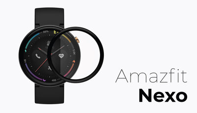 Vetro protettivo 3D Mosh Tempered Glass Protector 0.3mm per Amazfit Nexo